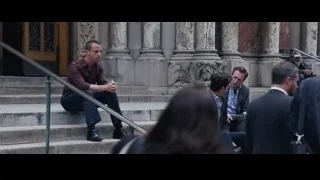people walking up building steps — The Big Short