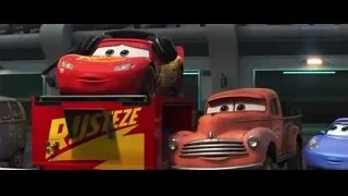 animated cars in garage — Cars 3