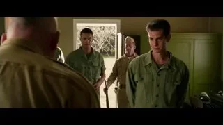 Men in military uniforms in a room — Hacksaw Ridge