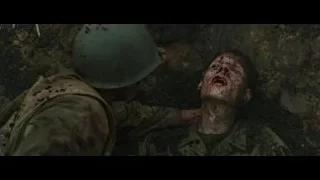 injured soldiers in trench — Hacksaw Ridge