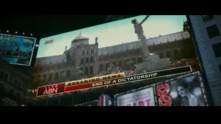 billboard promoting 'Breaking News: End of a Dictatorship' in NYC — The Dictator