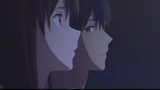couple facing each other with serious expression — I Want To Eat Your Pancreas