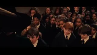 children in uniform standing in church — Harry Potter and the Philosophers Stone