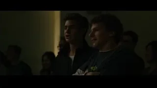 Two young men in deep thought — The Social Network