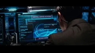 Man in control room with access denied screen — The Amazing Spider Man 2