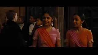 young women in Indian attire in dimly lit room — Harry Potter and the Goblet of Fire