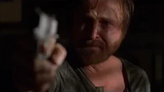close-up of man holding gun — Breaking Bad