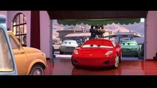 Lightning McQueen and Mater in garage — Cars