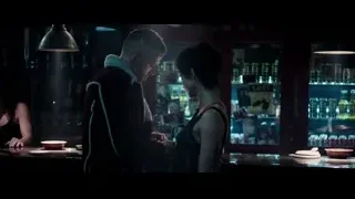 Man and woman at bar with LOST sign — Deadpool