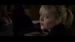 Close-up of woman with blonde hair and serious expression — The Amazing Spider Man