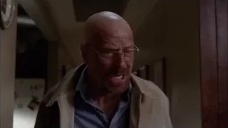 Walter White bald with mustache and glasses — Breaking Bad