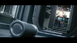Man running through tunnel with smoke — Deadpool 2