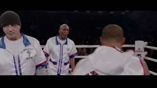 men fighting in boxing ring — Creed