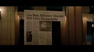 Newspaper clipping showing headline — Batman: The Dark Knight