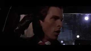 young woman sitting in car at night — American Psycho