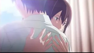 young couple embracing in a room — I Want To Eat Your Pancreas