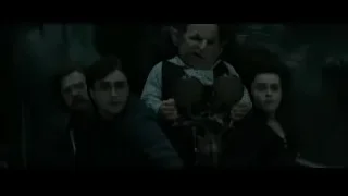 bright light shining in dark cave — Harry Potter and the Deathly Hallows 2