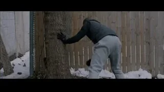 man reading newspaper in boxing gym — Creed