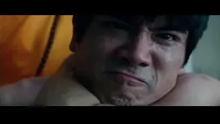 Man's face in deep thought, eyes closed — Bruce Lee: Birth of The Dragon