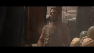 Bearded man deep in thought in desert — Gladiator