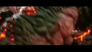 man walking past dragon-like creature — Doctor Strange 2