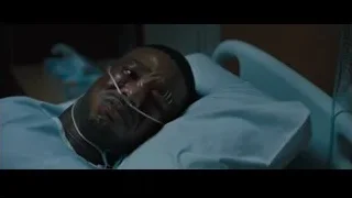 man in hospital bed with oxygen mask — Creed 2