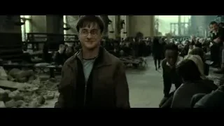 Harry Potter standing in a large room — Harry Potter and the Deathly Hallows 2