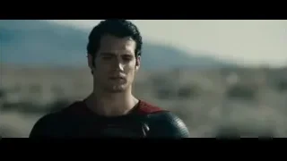 Henry Cavill as Superman in desert landscape — Superman: Man of Steel