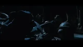 People standing among stone statues — Harry Potter and the Philosophers Stone