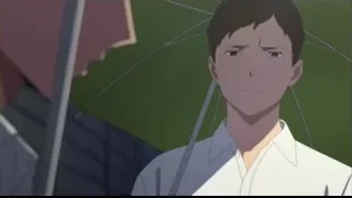 man holding umbrella in rain — I Want To Eat Your Pancreas