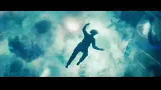 silhouette of person jumping in air — Superman: Man of Steel