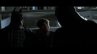 Batman and Robin in dark room — Batman: The Dark Knight
