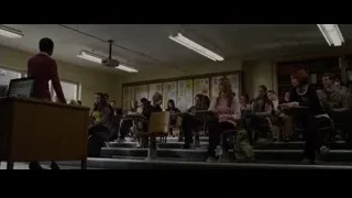 students on stairs listening to teacher — The Amazing Spider Man