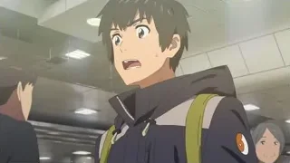 surprised young man in subway station — Your Name