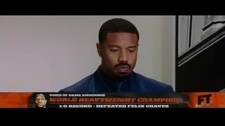Dame Anderson interview screenshot with text — Creed 3