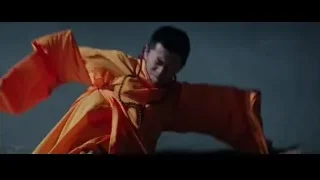 man lying on concrete floor with chain — Bruce Lee: Birth of The Dragon