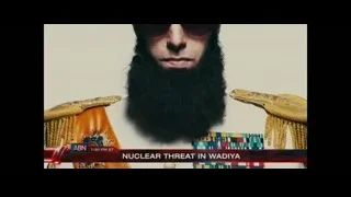 Promotional poster for Nuclear Threat in Wadiya — The Dictator