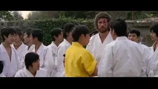 men in karate uniforms training with sword — Bruce Lee: Enter The Dragon