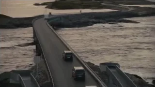 cars driving on concrete bridge — Succession