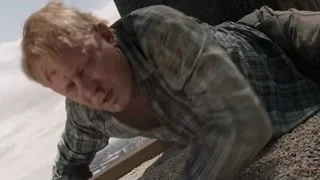 injured man screaming on city ledge — The Avengers