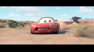 Lightning McQueen driving in desert — Cars