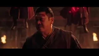 man in traditional outfit with red lanterns — Doctor Strange 2