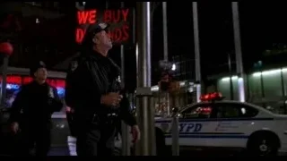 police officer on street with Diamonds sign — Spider Man
