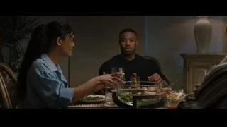 young couple laughing in restaurant — Creed 2